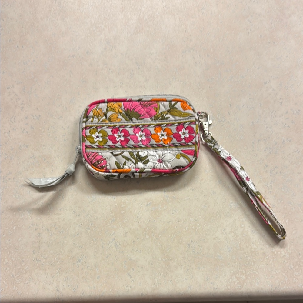 Floral Wristlet Pouch